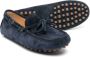 Brunello Cucinelli Kids Suède bootschoenen Blauw - Thumbnail 2