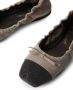 Brunello Cucinelli Leren ballerina's met Monili-neus Bruin - Thumbnail 4