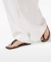 Brunello Cucinelli Leren sandalen met Monili-detail Bruin - Thumbnail 5