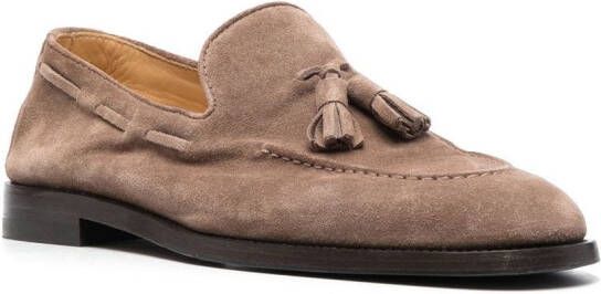 Brunello Cucinelli Loafers met kwastjes Bruin