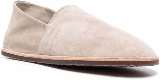 Brunello Cucinelli Loafers met ronde neus Beige