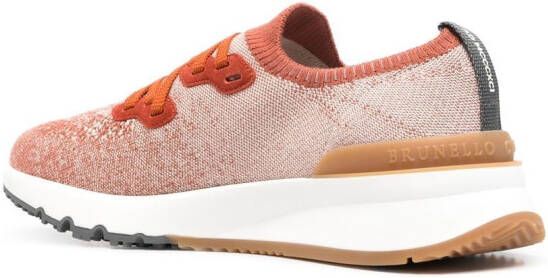 Brunello Cucinelli Low-top sneakers Oranje