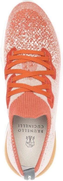 Brunello Cucinelli Low-top sneakers Oranje
