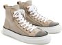 Brunello Cucinelli Metallic gebreide sneakers met monilikralen Beige - Thumbnail 2