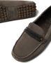 Brunello Cucinelli Monili leren loafers Grijs - Thumbnail 4