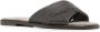 Brunello Cucinelli Monili slippers met gekruiste bandjes Grijs - Thumbnail 2
