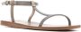 Brunello Cucinelli Sandalen met T-bandje Beige - Thumbnail 2