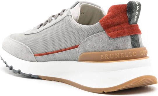 Brunello Cucinelli Sneakers met vlakken Grijs