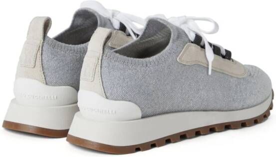 Brunello Cucinelli Soksneakers Grijs