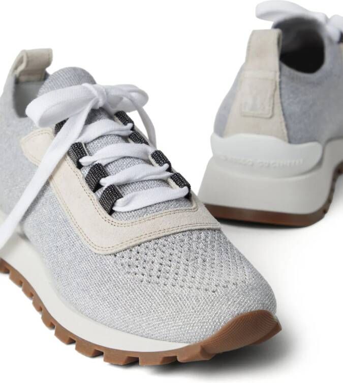 Brunello Cucinelli Soksneakers Grijs