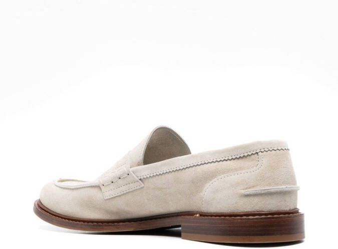 Brunello Cucinelli Suède loafers Beige