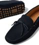 Brunello Cucinelli Suède loafers met kant Blauw - Thumbnail 4