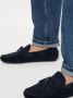 Brunello Cucinelli Suède loafers met kant Blauw - Thumbnail 5