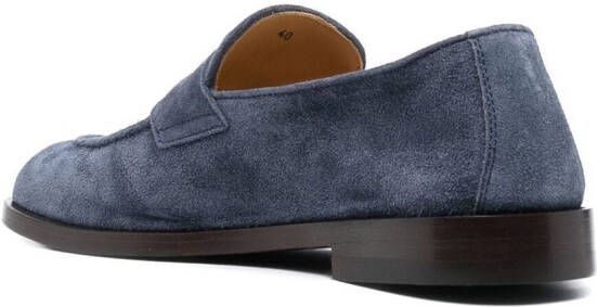 Brunello Cucinelli Suède penny loafers Blauw