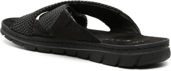 Bugatti Sani mesh slippers Zwart