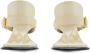 Burberry 100 mm Bay leren muiltjes Beige - Thumbnail 2
