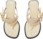 Burberry Bay leren sandalen Beige - Thumbnail 4