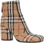 Burberry Bouclé enkellaarzen Beige - Thumbnail 2