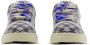 Burberry Box geruite gebreide sneakers Blauw - Thumbnail 3