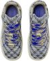 Burberry Box geruite gebreide sneakers Blauw - Thumbnail 4