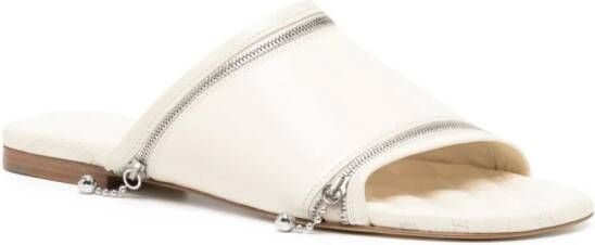 Burberry calf-leather slippers Beige