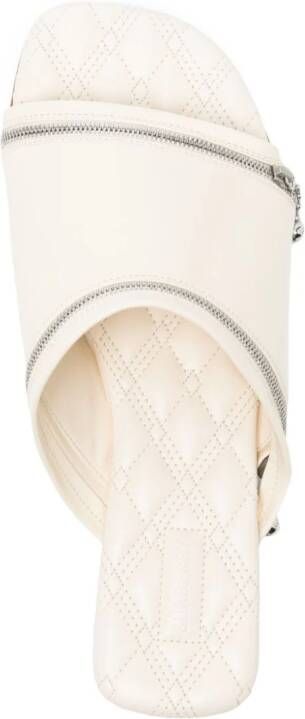 Burberry calf-leather slippers Beige