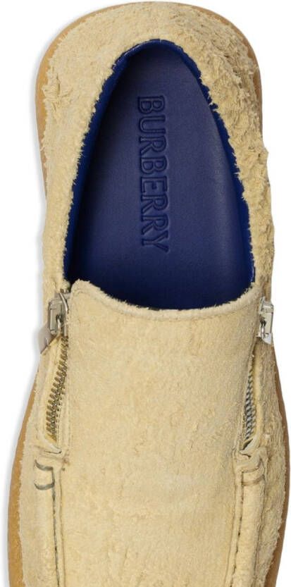 Burberry Chance suède loafers Beige