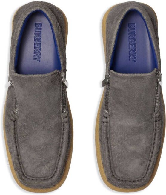 Burberry Chance suède loafers Grijs