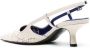 Burberry Chisel slingback pumps Wit - Thumbnail 3