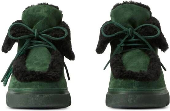 Burberry Creeper lammy laarzen Groen