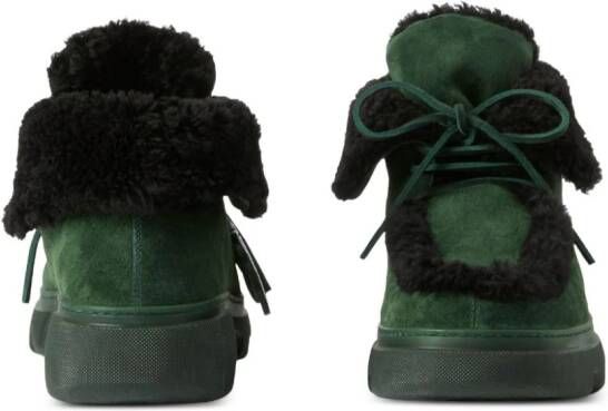 Burberry Creeper lammy laarzen Groen