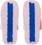 Burberry Leren slippers met reliëf Roze - Thumbnail 5