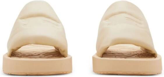 Burberry EKD Slab slippers Beige