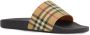 Burberry Geruite slippers Beige - Thumbnail 2