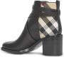 Burberry House Check laarzen met middelhoge hak Zwart - Thumbnail 3