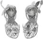 Burberry Ivy Flora leren sandalen Zilver - Thumbnail 4