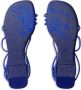 Burberry Ivy Shield leren sandalen Blauw - Thumbnail 5
