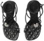 Burberry Ivy Shield leren sandalen Zwart - Thumbnail 4