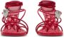 Burberry Ivy Shield 105 sandalen met bandjes Rood - Thumbnail 2