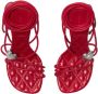 Burberry Ivy Shield sandalen Rood - Thumbnail 4