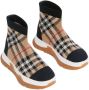 Burberry Kids Sneakers met Vintage Check Beige - Thumbnail 3