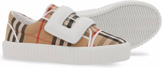 Burberry Kids Vintage Check sneakers Beige