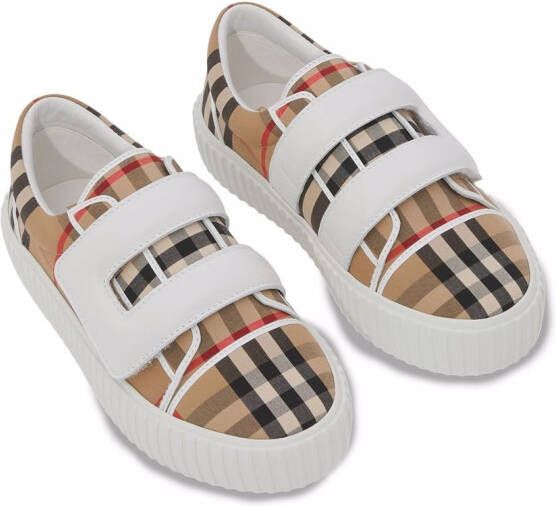 Burberry Kids Vintage Check sneakers Beige