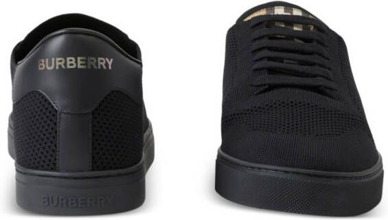 Burberry Gebreide sneakers Zwart