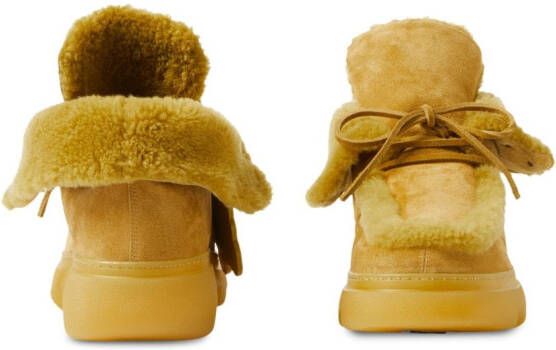 Burberry Creeper lammy laarzen Beige