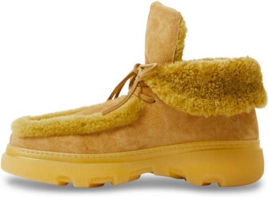 Burberry Creeper lammy laarzen Beige
