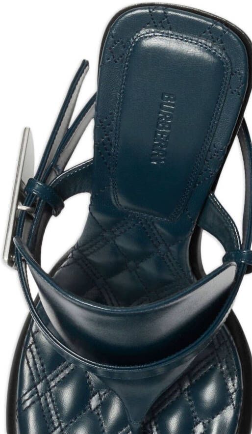 Burberry Bay leren sandalen Blauw