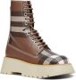 Burberry Leren laarzen Bruin - Thumbnail 2