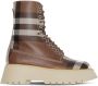 Burberry Leren laarzen Bruin - Thumbnail 4