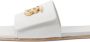 Burberry Leren slippers Wit - Thumbnail 2